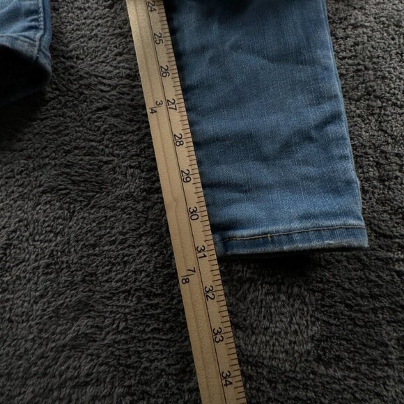 Levis Premium 720 High Rise Super Skinny Denim Blue Jeans Women Size 27 Adult - Picture 7 of 16